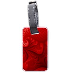 Lachs Kl Rotweissschwarz Kl Luggage Tag (two Sides)