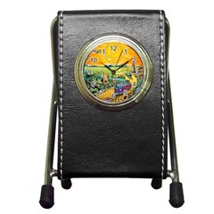 Grateful Dead Golden Road Pen Holder Desk Clock by Bedest