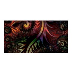 Fractal 1 Satin Wrap 35  X 70  by 2607694c