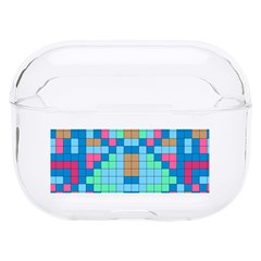 Checkerboard Square Abstract Hard Pc Airpods Pro Case by Ravend