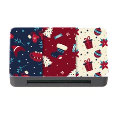 Flat Design Christmas Pattern Collection Art Memory Card Reader With Cf