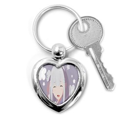 Emilia Rezero Key Chain (heart)