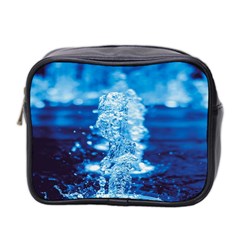 Water Blue Wallpaper Mini Toiletries Bag (two Sides)