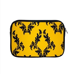 Yellow Regal Filagree Pattern Apple Macbook Pro 15  Zipper Case by Azkajaya