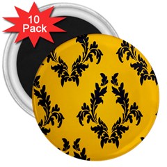 Zebra Zebra Pattern Zebra Fur Zebra Print Strip 3  Magnets (10 Pack) 
