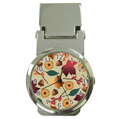 Autumn Leaves Autumn Colour Season Money Clip Watches by Loisa77