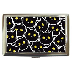 Cat Pattern Pet Drawing Eyes Cigarette Money Case by Loisa77