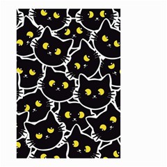 Cat Pattern Pet Drawing Eyes Small Garden Flag (two Sides) by Loisa77