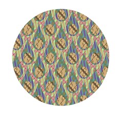 Tribal Background Boho Batik Mini Round Pill Box (pack Of 5)