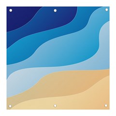 Illustrations Waves Line Rainbow Banner And Sign 3  X 3 