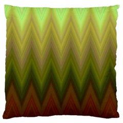 Zig Zag Chevron Classic Pattern Standard Premium Plush Fleece Cushion Case (one Side) by Apen