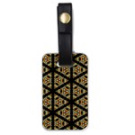 Pattern Stained Glass Triangles Luggage Tag (one side) Front