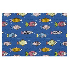 Sea Fish Blue Submarine Animals Banner And Sign 6  X 4  by Loisa77