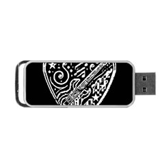 Guitar Pic Portable Usb Flash (two Sides) by RiverRootsReggae