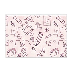 Background Pattern Doodle Wallpaper Sticker A4 (10 Pack) by Loisa77