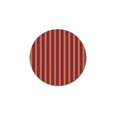 Template Background Red Strip Golf Ball Marker by Loisa77