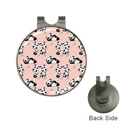 Cute Panda Animal Pattern Hat Clips With Golf Markers