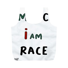 America  I Am Race Full Print Recycle Bag (m) by RiverRootz