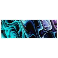 Nature Water Wave Architecture Banner And Sign 12  X 4  by Salmanaz77