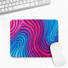 Spiral Swirl Pattern Light Circle Small Mousepad by Ndabl3x