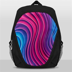 Spiral Swirl Pattern Light Circle Backpack Bag