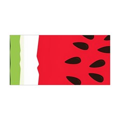 Watermelon Black Green Melon Red Yoga Headband by Cemarart