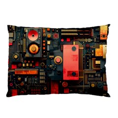 Tech Technology Pattern Pillow Case