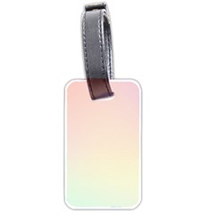 Rainbow Pastel, Purple, Gradient, Light, Led, Pink, Simple Luggage Tag (two Sides)