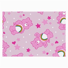 Cheer Bear Pink, Care, Care Bears, Cartoon Large Glasses Cloth