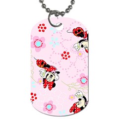 Red, Bow, Mouse, Flower, Child, Paper Dog Tag (one Side) by kyorashop23