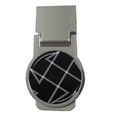 Stripes, Zigzag, Surface, Pattern, Money Clips (round) 