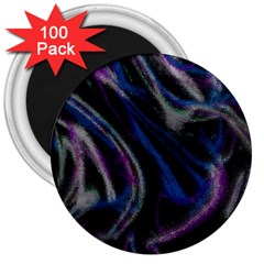 Multicolored Abstract Dynamic Shapes Print 3  Magnets (100 Pack) by dflcprintsclothing