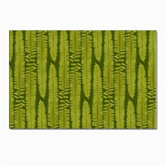 Fern Texture Nature Leaves Postcards 5  X 7  (pkg Of 10)