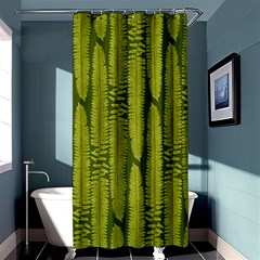 Fern Texture Nature Leaves Shower Curtain 36  X 72  (stall) 