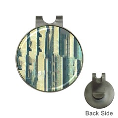 Texture Abstract Buildings Hat Clips With Golf Markers by anzea