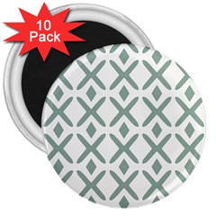 Texture Sign Deaign 3  Magnets (10 Pack) 