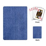 Blue Denim Playing Cards Single Design (Rectangle) Back