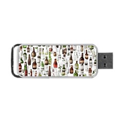 Bottle Chic Print Patterns Portable Usb Flash (one Side)