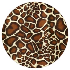 Giraffe Texture, Macro Round Trivet by kyorashop23