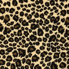 Jaguar Skin Texture, Jaguar Wool Texture, Yellow Play Mat (square) by kyorashop23