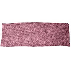 Pink Fabric Texture, Knitted Pink Texture, Body Pillow Case Dakimakura (two Sides) by kyorashop23