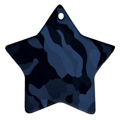 Purple Camo Star Ornament (two Sides) by kyorashop23