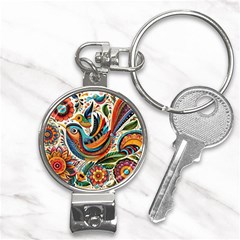 Madhubani Art A Nail Clippers Key Chain