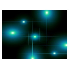 Light Shining Lighting Blue Night Two Sides Premium Plush Fleece Blanket (baby Size) by anzea