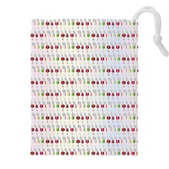 Wine Glass Pattern Drawstring Pouch (5xl) by anzea