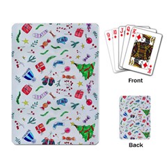 New Year Christmas Winter Pattern Playing Cards Single Design (rectangle)