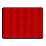 Ed Lego Texture Macro, Red Dots Background, Lego Fleece Blanket (Small) 50 x40  Blanket Front