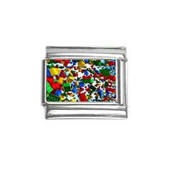 Falling Lego Bricks, Desenho Italian Charm (9mm)