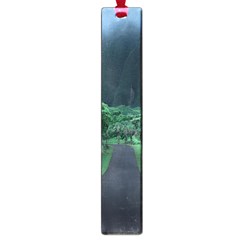 Jungle Road Hawaii Asphalt Mountains Green Large Book Marks by Bedest