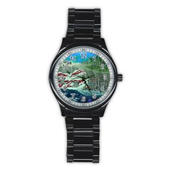 The Overworld Aurora Subnautica Stainless Steel Round Watch by Bedest